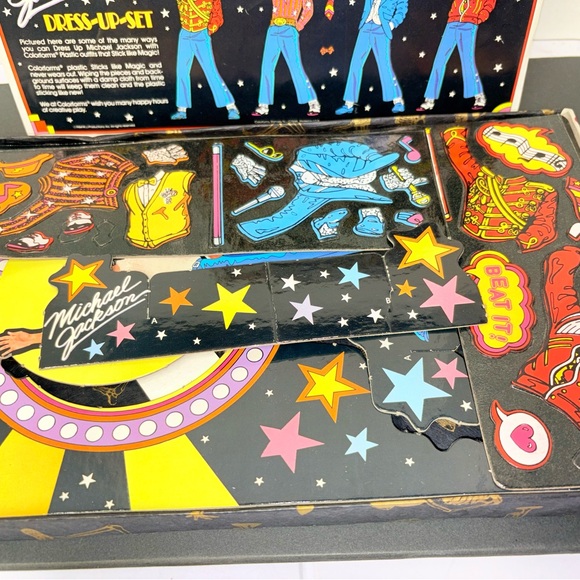 Michael Jackson Colorforms Dress-Up Set - Picture 5 of 9